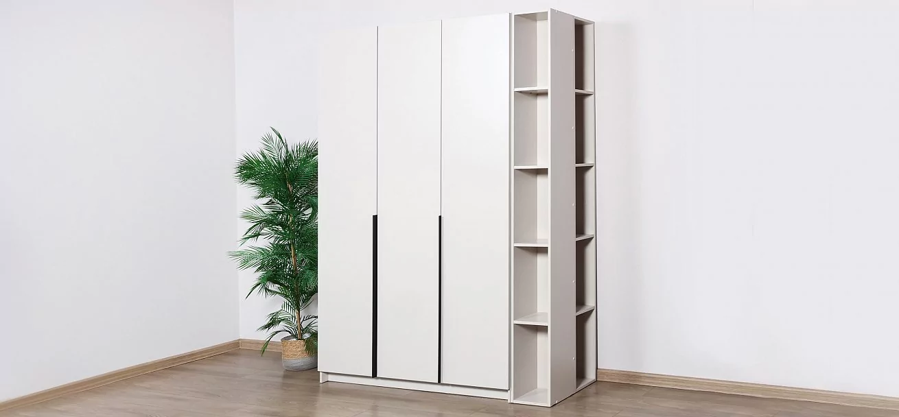 Рим 120 шкаф распашной 3Д 01 Кашемир