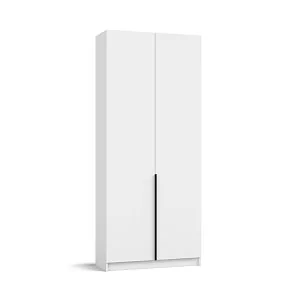 Босс Стандарт 90*220 шкаф распашной 2Д + ящики 01 Белый